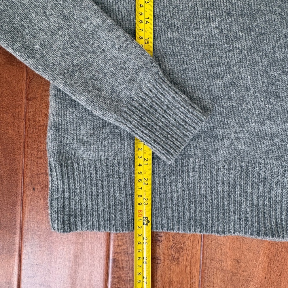 Ralph Lauren Sport Shawl Collar Sweater, Womens Large Gray - Picture 7 of 8